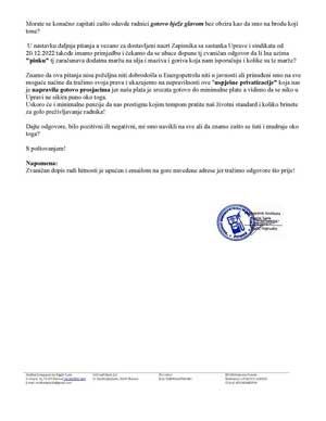 Zahtjev za hitno povećanje plata, Sindikat Energopetrola Regije Tuzla