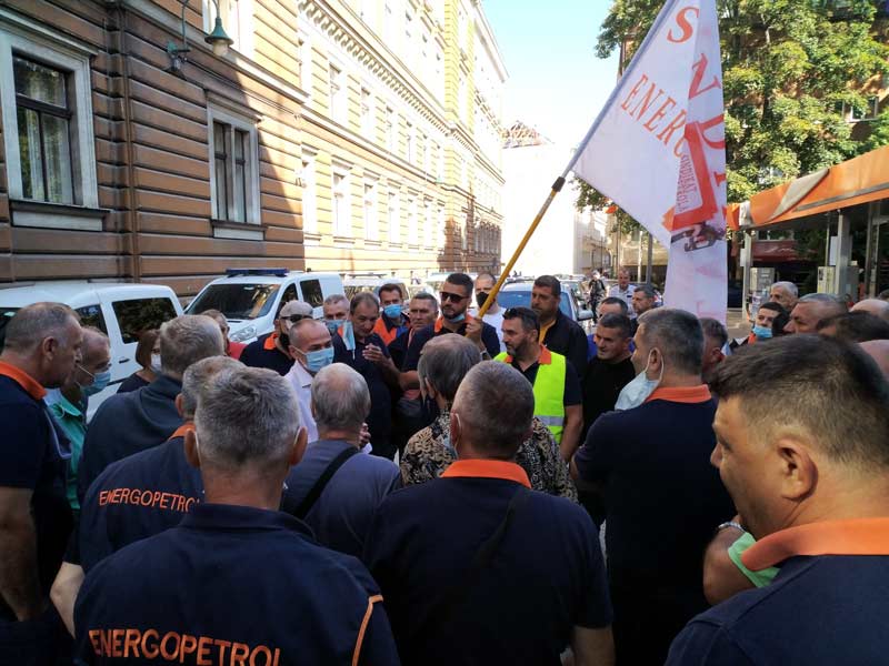 Protesti Sindikata Energopetrola