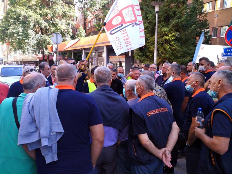 Protesti Sindikata Energopetrola