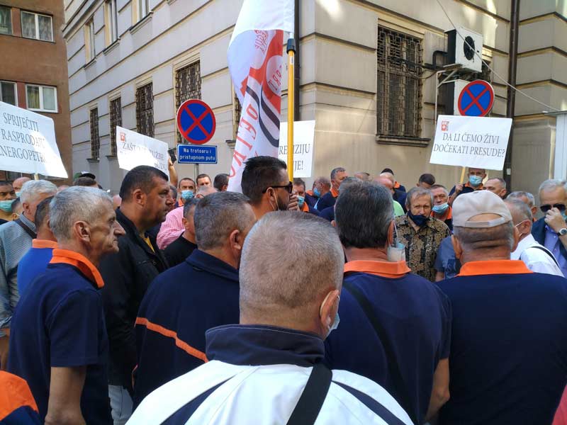 Protesti Sindikata Energopetrola