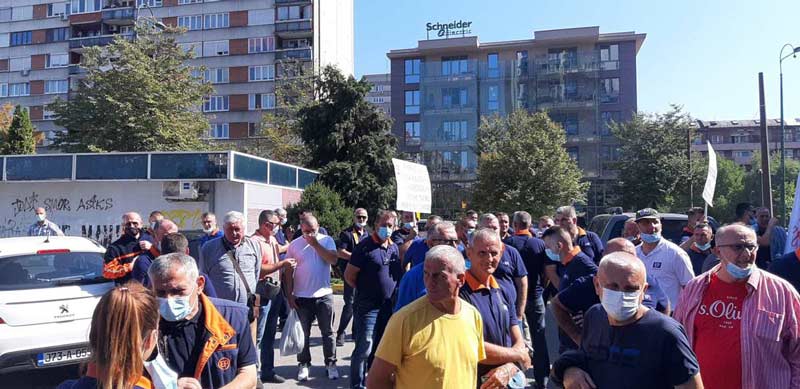 Protesti Sindikata Energopetrola