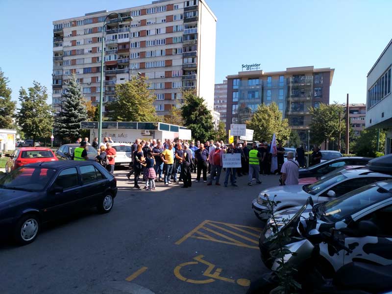 Protesti Sindikata Energopetrola